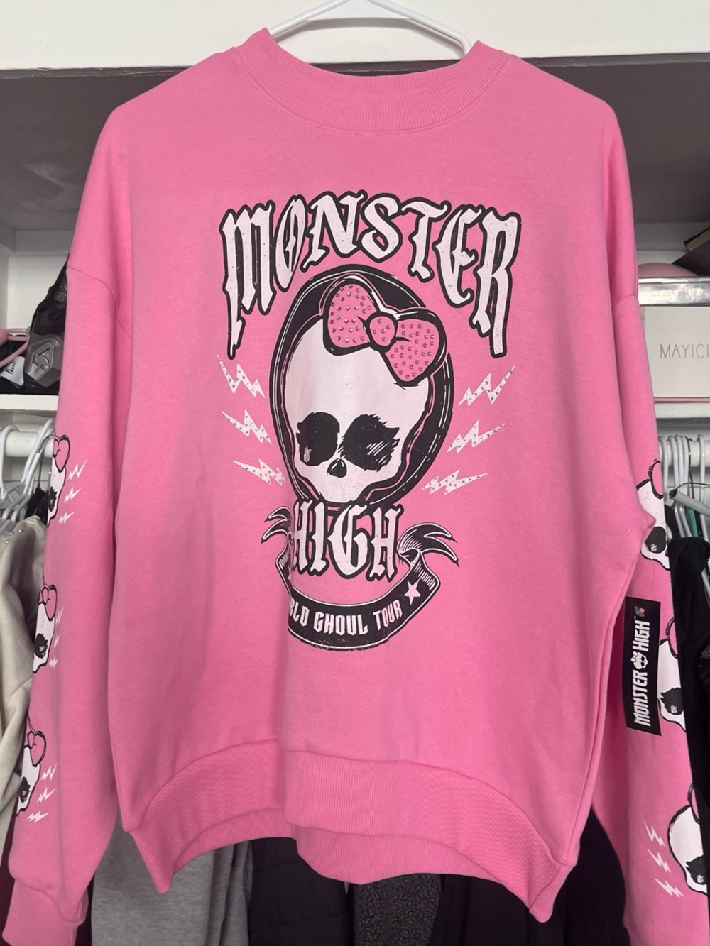 Graphic Pink Monster High Sweatshirt